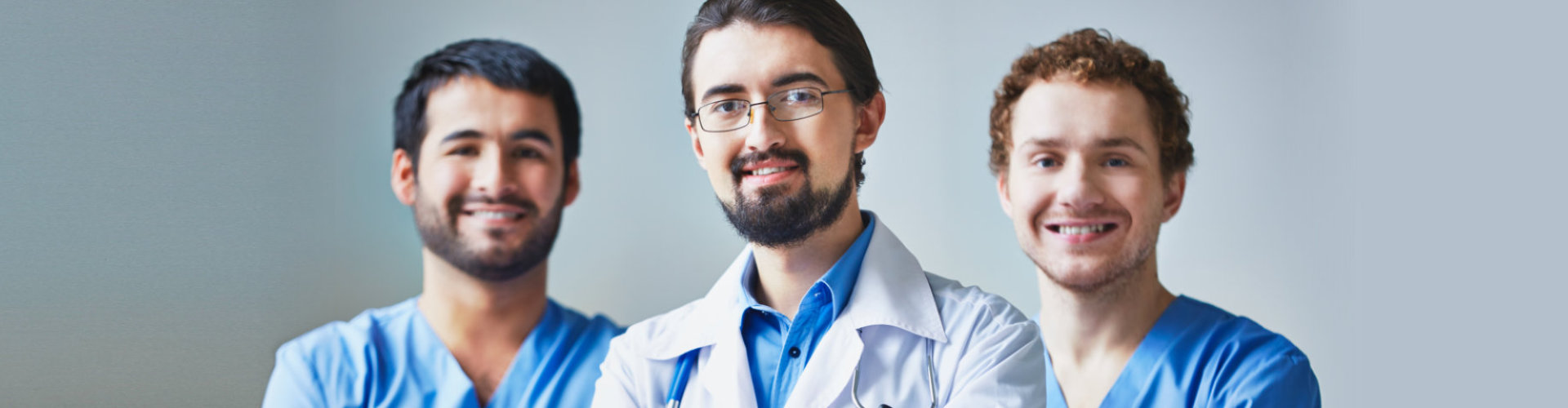 profressional medical health worker smiling